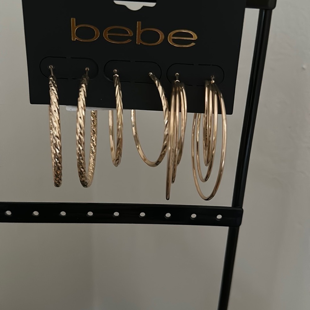 3 pair of New Bebe Earrings